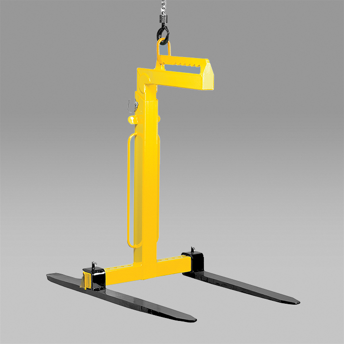 מתקן הרמה של מלגזה לשימוש עם עגורן