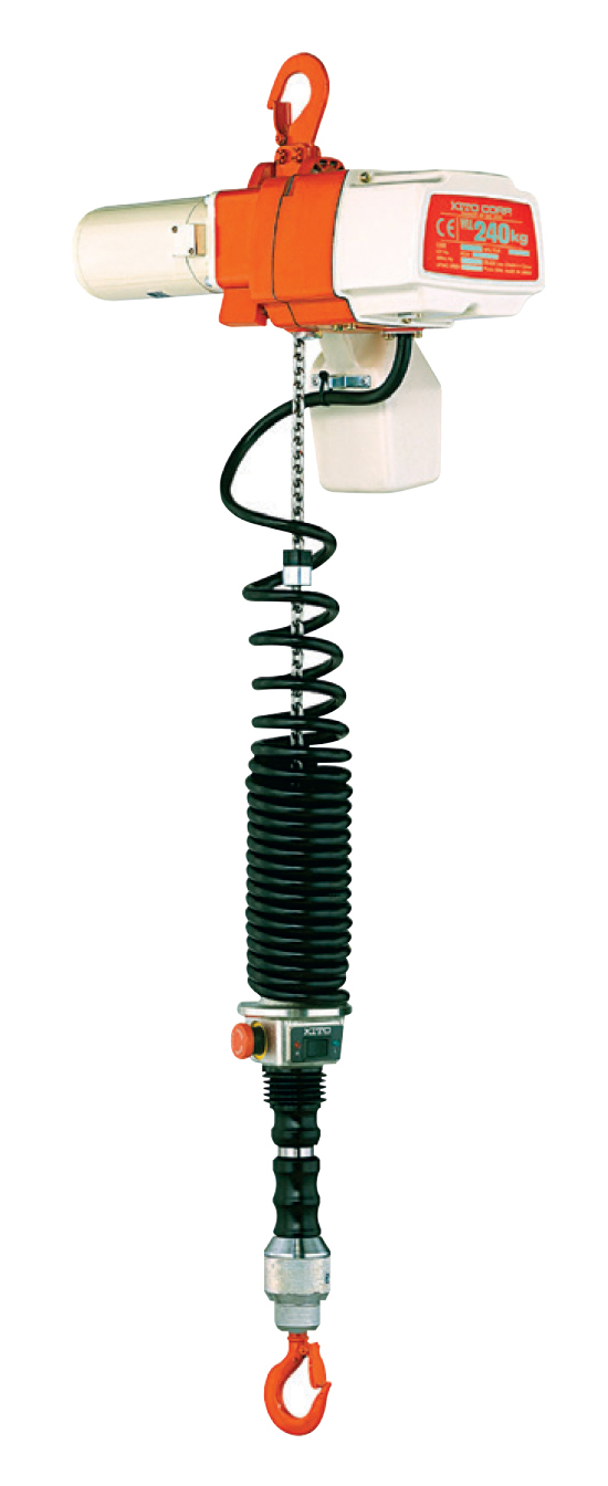 גלגלת הרמה חשמלית חד פאזית, פיקוד מובנה באונקל מסדרת EDC